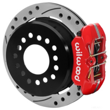 Picture of Wilwood Chevy Monte Carlo Forged 4 Piston DynaPro Red Caliper HP32 VV D&S Rotor - 11-00x0-81