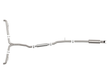 Picture of aFe Mercedes Benz GLA250 14-19 L4-2-0L t MACH Force-Xp 2-1-2in to 2-1-4in 304 SS Cat-Back Exhaust
