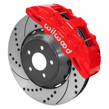 Picture of Wilwood 15-23 Mustang Front Kit SX6R Lug Drive