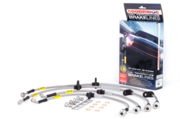 Picture of Goodridge 94-01 Acura Integra - 92-95 Honda Civic w-Rear Disc & ABS Stainless Steel Brake Line Kit