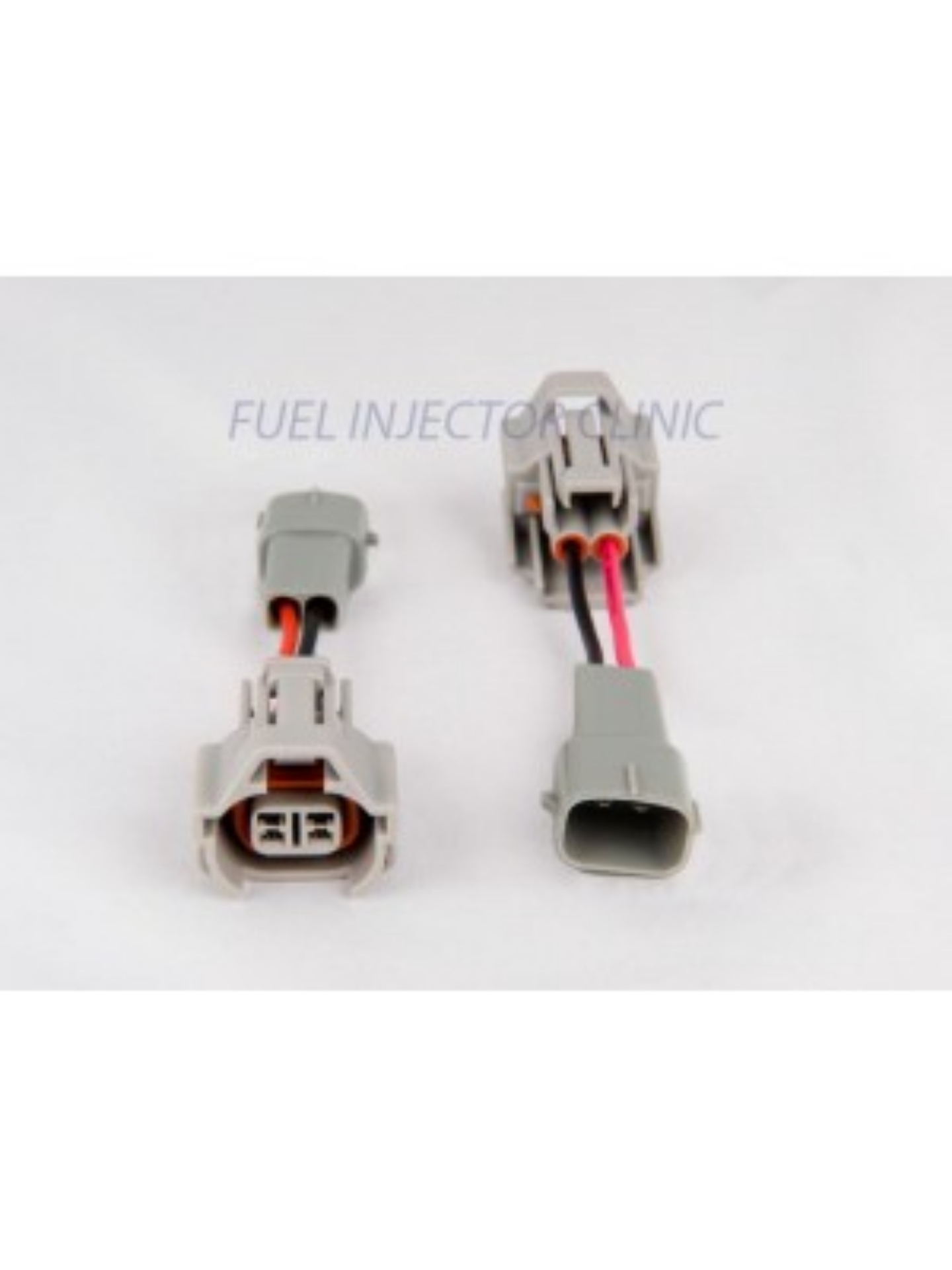 Picture of Set of 6 Denso (female) to Toyota (male) injector plug adaptors