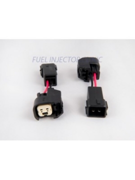 Picture of Set of 6 US Car/EV6 (female) to Honda OBD2 (male) injector plug adaptors