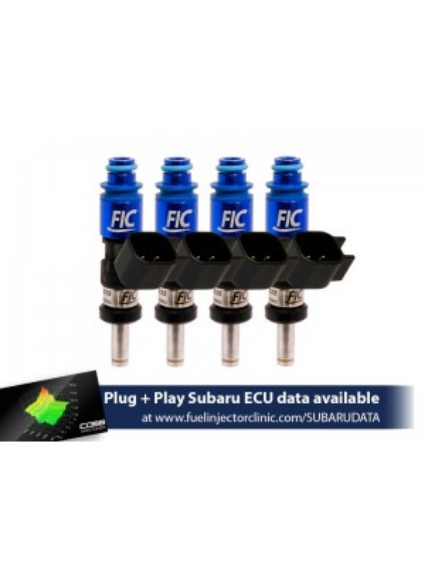 Picture of FIC1440cc FIC Subaru WRX('02-'14)/STi ('07+) Fuel Injector Clinic Injector Set (High-Z)