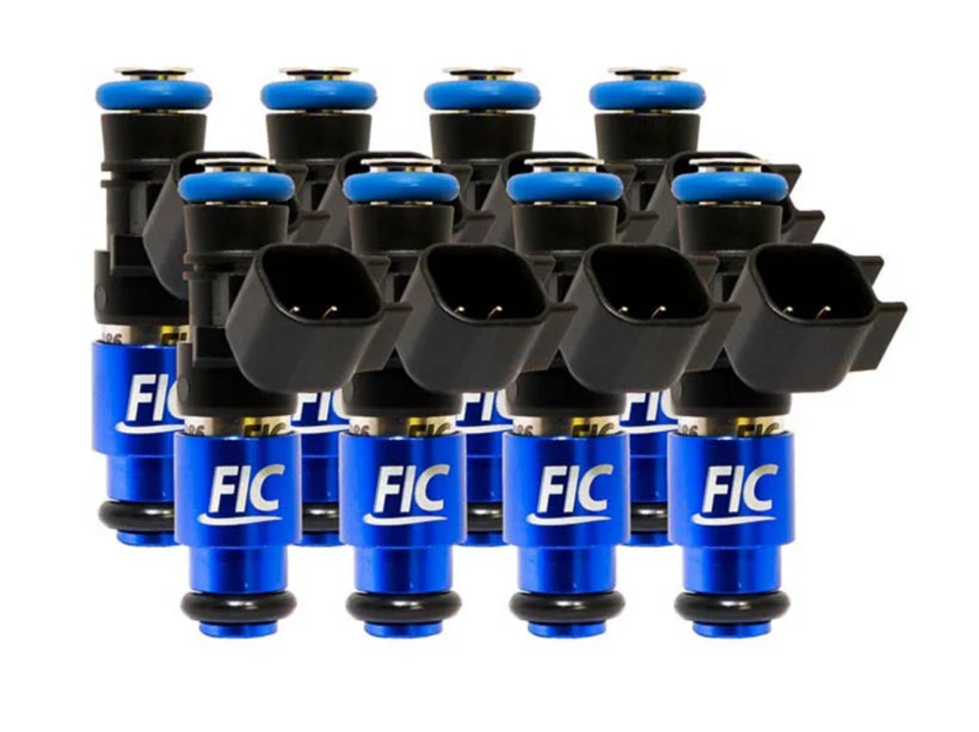 Picture of FIC1200cc-D (130 lbs/hr at OE 58 PSI fuel pressure) FIC Fuel Injector Clinic Injector Set for 4.8/5.3/6.0 Truck Motors ('07-'13) (High-Z)