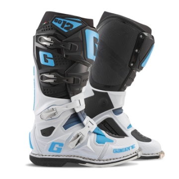 Picture of Gaerne SG12 Limited Edition Boot Black-White-Carolina Blue - Size 13