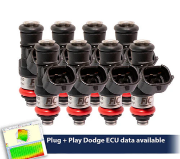 Picture of 2150cc (240 lbs/hr at OE 58 PSI fuel pressure) FIC Fuel Injector Clinic Injector Set for Dodge Hemi Gen 1-4 Whipple Supercharger(High-Z)