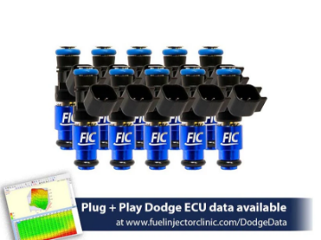Picture of 1200cc-D FIC Fuel Injector Clinic Injector Set for Dodge Viper ZB2 ('08-'10) VX1 ('13-'17)