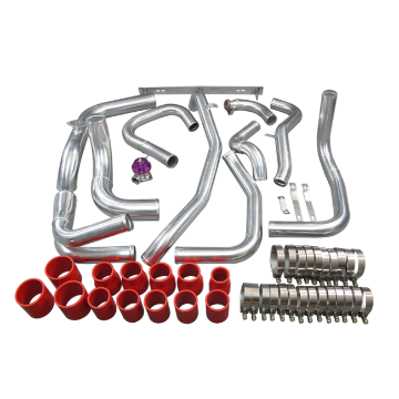 Picture of Twin Turbo Intercooler Piping BOV Kit For 1990-2001 Mitsubishi 3000GT GTO / Dodge Stealth w/ Stock TD04 Dual Core