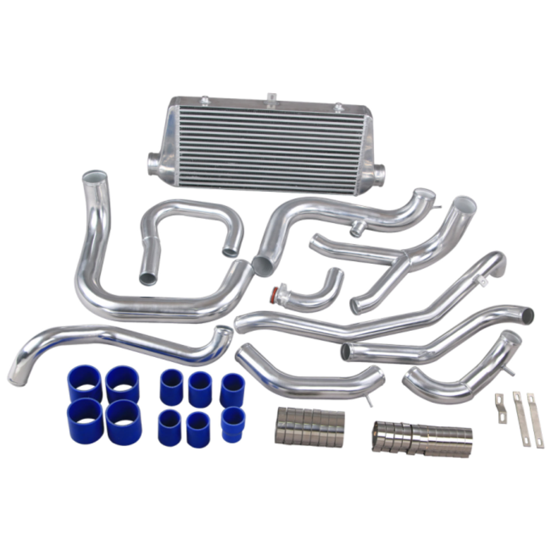Picture of Front Mount Intercooler Pipe Tube Kit + Aluminum Air Pipe For 3000GT VR-4 VR4 Stealth
