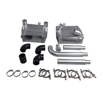 Picture of Side Mount Intercooler + Piping Pipe Tube Kit For Mitsubishi 3000GT VR4 Dodge Stealth TD04 TT