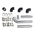 Picture of Side Mount Intercooler + Piping Pipe Tube Kit For Mitsubishi 3000GT VR4 Dodge Stealth TD04 TT