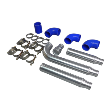Picture of Side Mount Intercooler + Piping Pipe Tube Kit For Mitsubishi 3000GT VR4 Dodge Stealth TD04 TT