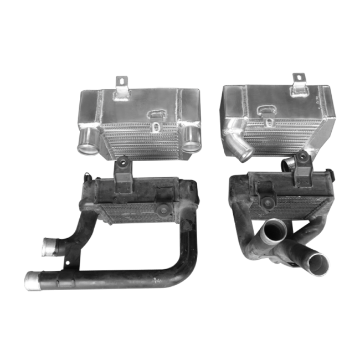 Picture of Side Mount Intercooler + Piping Pipe Tube Kit For Mitsubishi 3000GT VR4 Dodge Stealth TD04 TT