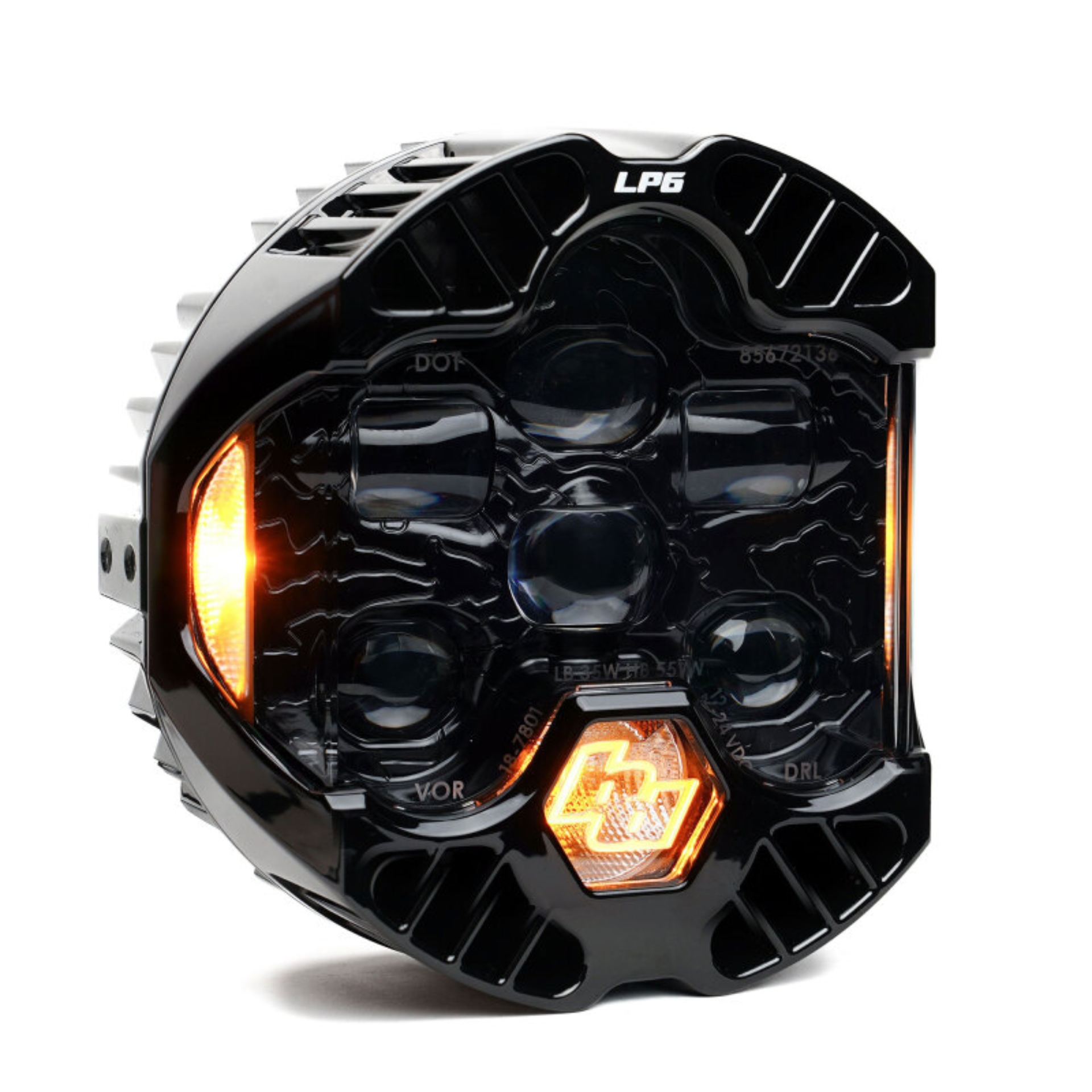 Picture of Baja Designs DOT LP6 LED Auxiliary Light Pod (Amber DRL) - Single