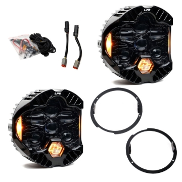 Picture of Baja Designs 07-18 Jeep Wrangler JK DOT LP6 LED Headlight Kit (For LED Headlights)- Amber