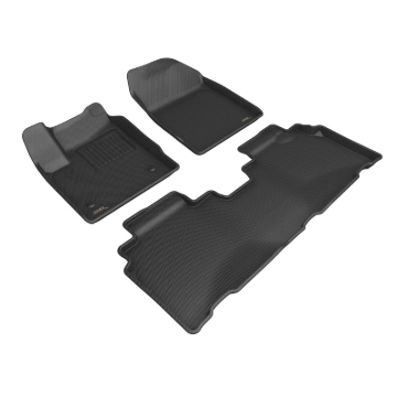 Picture of 3D MAXpider 24-25 Honda Prologue Kagu 1st & 2nd Row Floormat - Black