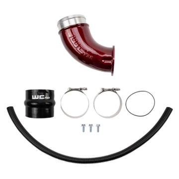 Picture of Wehrli 01-04 Duramax LB7 4in High Flow Intake Horn - WCFab Red