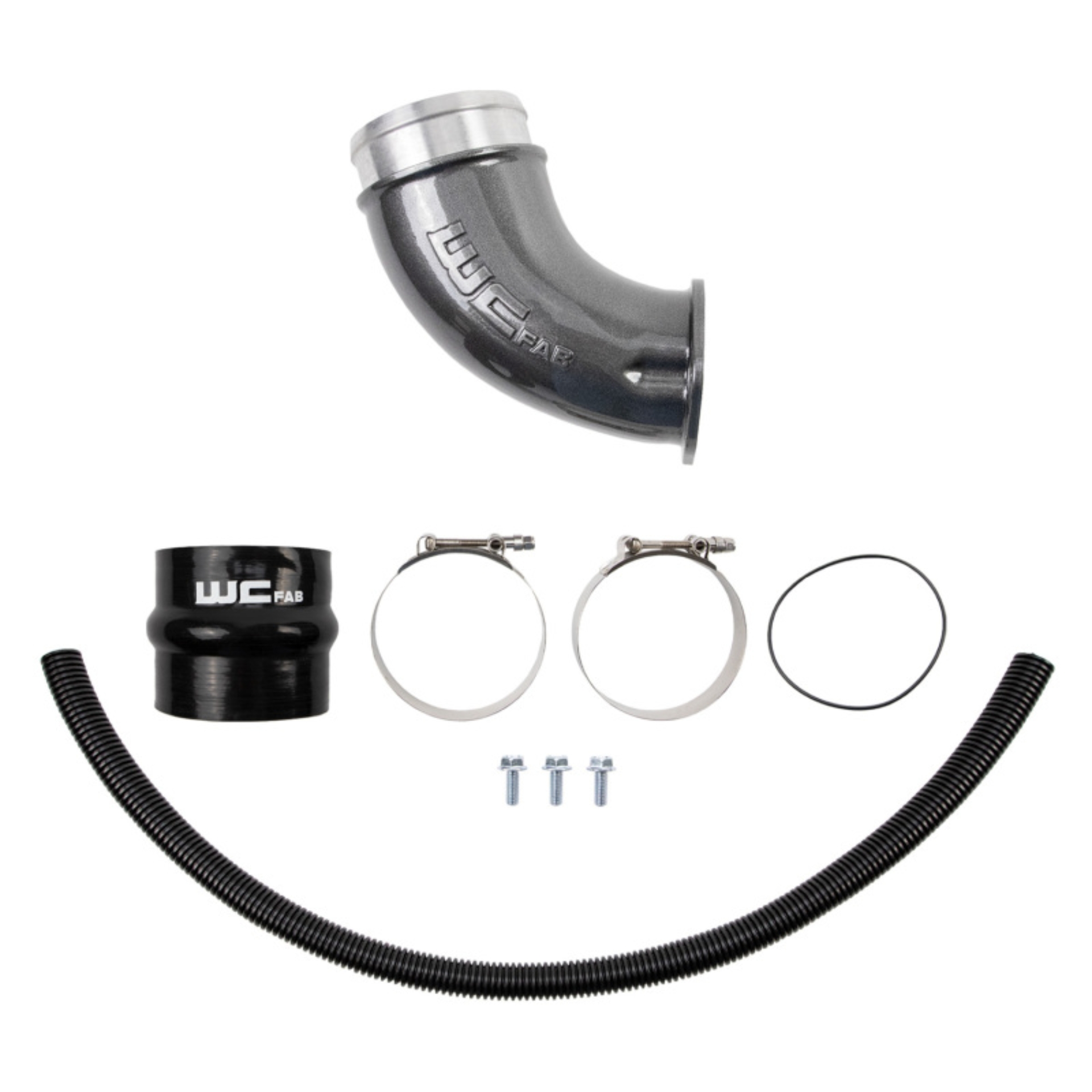 Picture of Wehrli 01-04 Duramax LB7 4in High Flow Intake Horn - Sparkle Copper