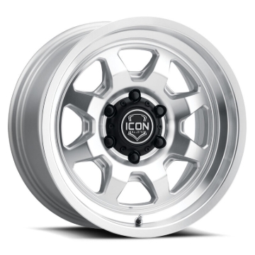 Picture of ICON Nuevo 17x8.5 / 5x150 / 25mm Offset / 5.75in BS - Silver Machined Wheel