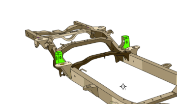 Picture of Rustbuster 09-24 RAM 1500 Forward Bed Mount - Right