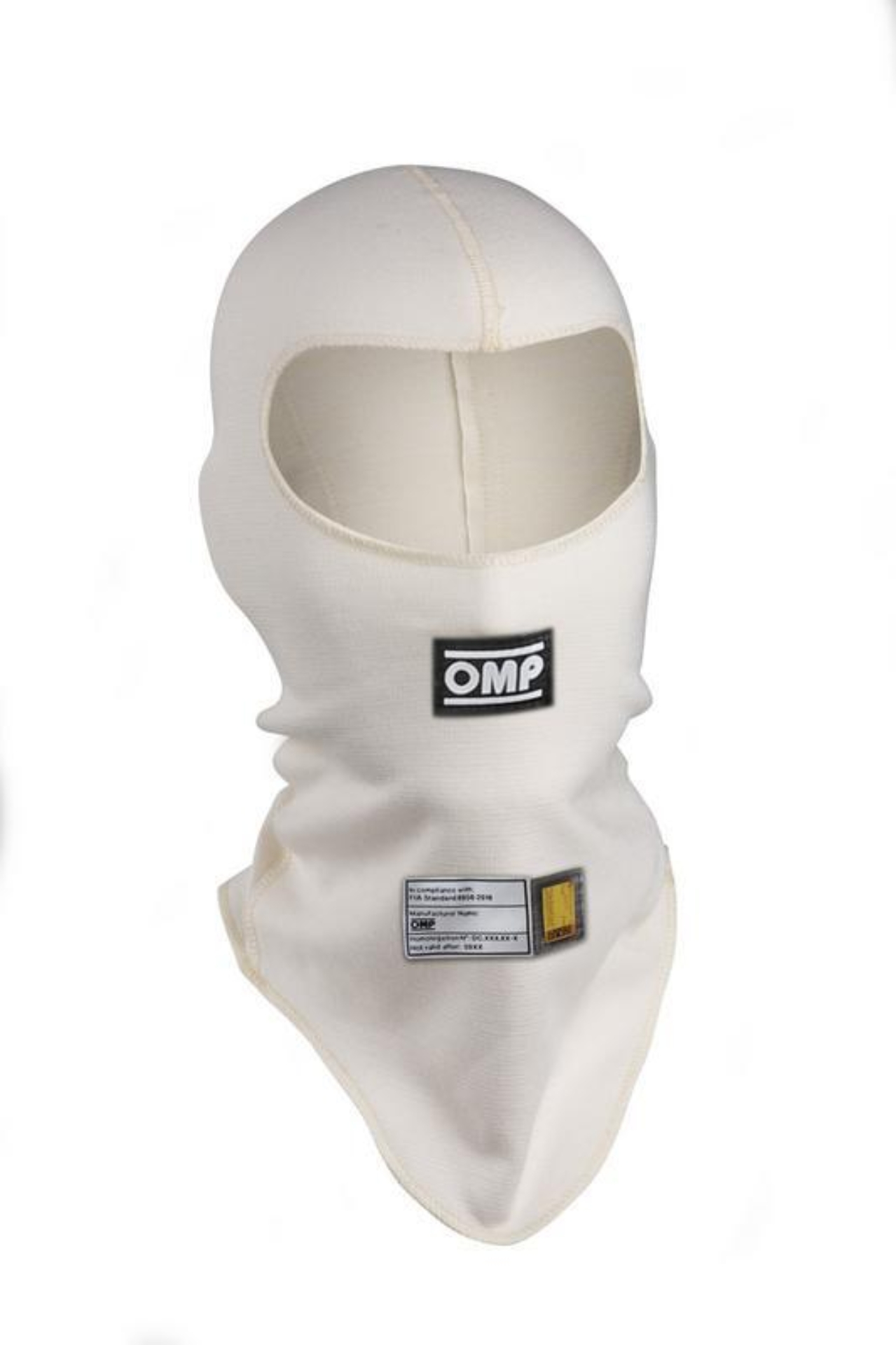 Picture of OMP First Balaclava Fia 8856-2018 White Sz S