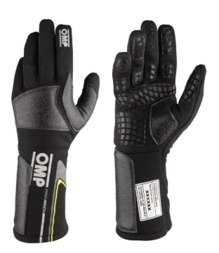 Picture of OMP Pro Mech-S Gloves Fia 8856-2018 Fluo Yellow Sz M