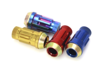 Picture of Wheel Mate Muteki SR45R Lug Nut Kit Lock Set 12x1.5 45mm - Burned Titanium