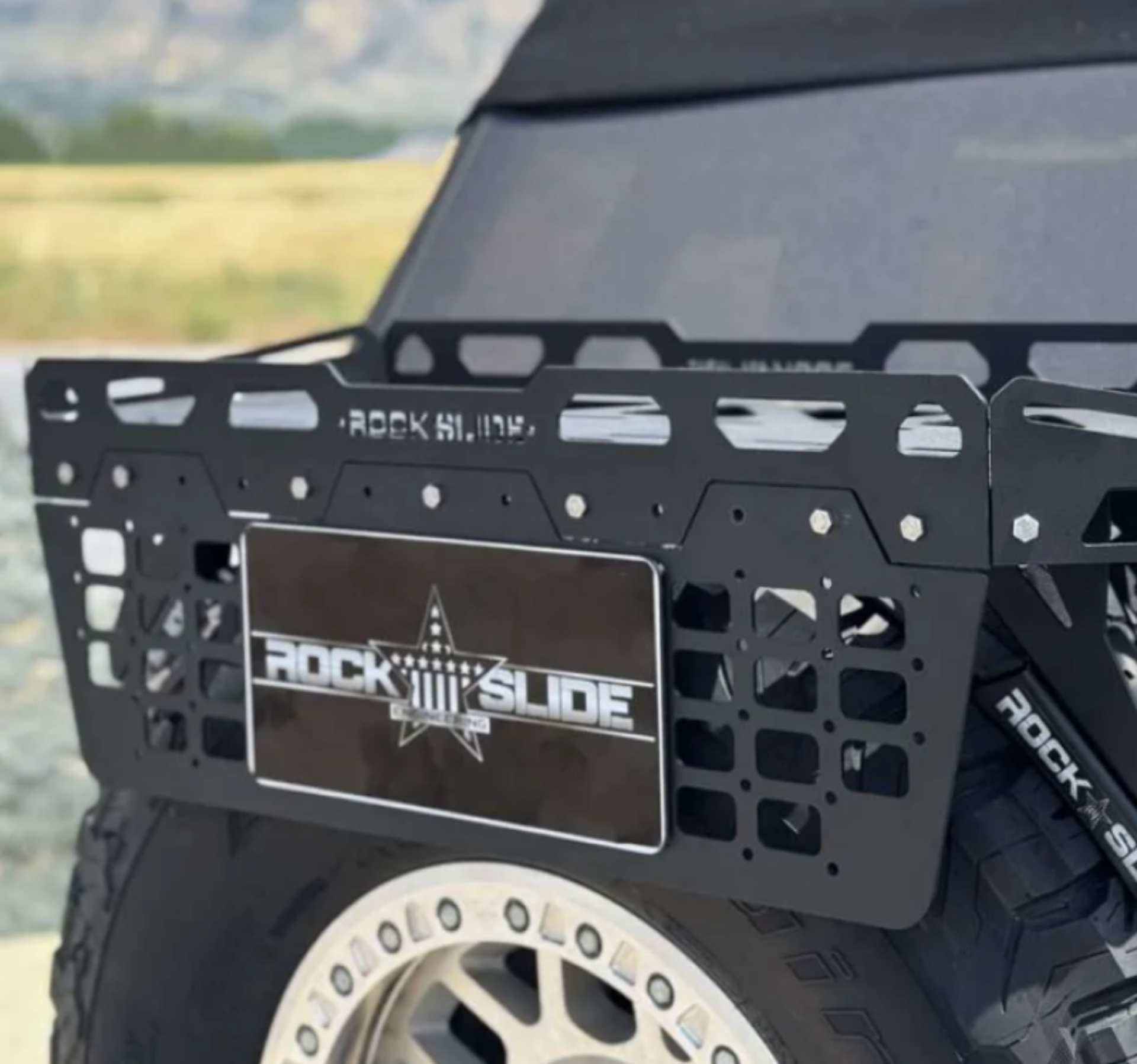 Picture of Rock Slide Engineering EZ Rack Accessory Tray License Plate Panel