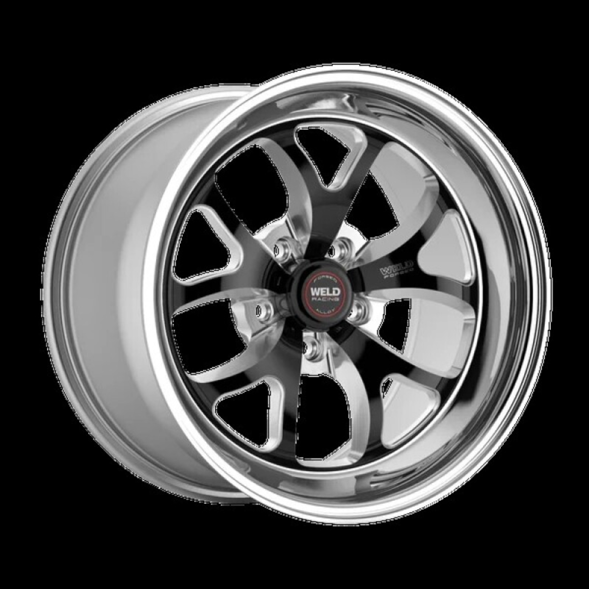 Picture of Weld S76 18x8 / 5x115 BP / 5.1in. BS Black Wheel (3.18 ID High Pad)