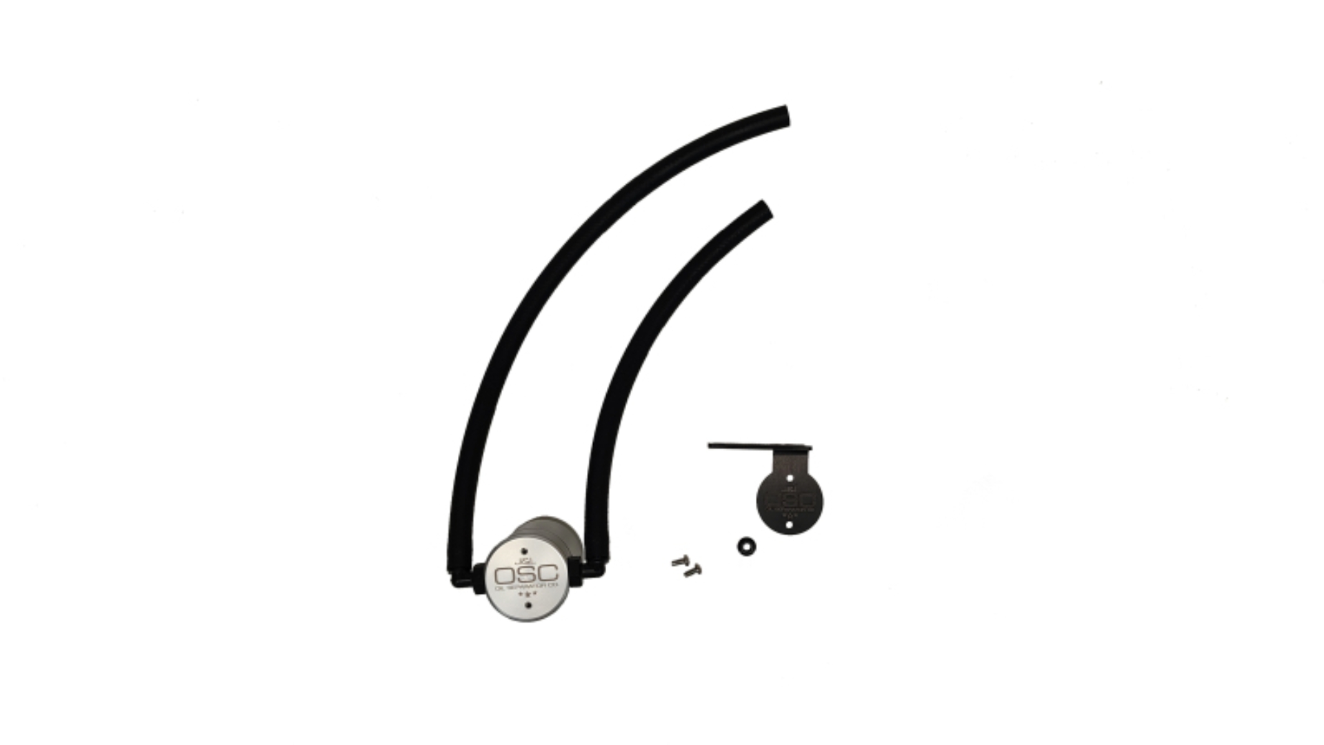 Picture of J&L 22-25 Nissan Pathfinder / 22-24 Infiniti QX60 3.5L PCV Side Oil Separator 3.0 - Clear Anodized