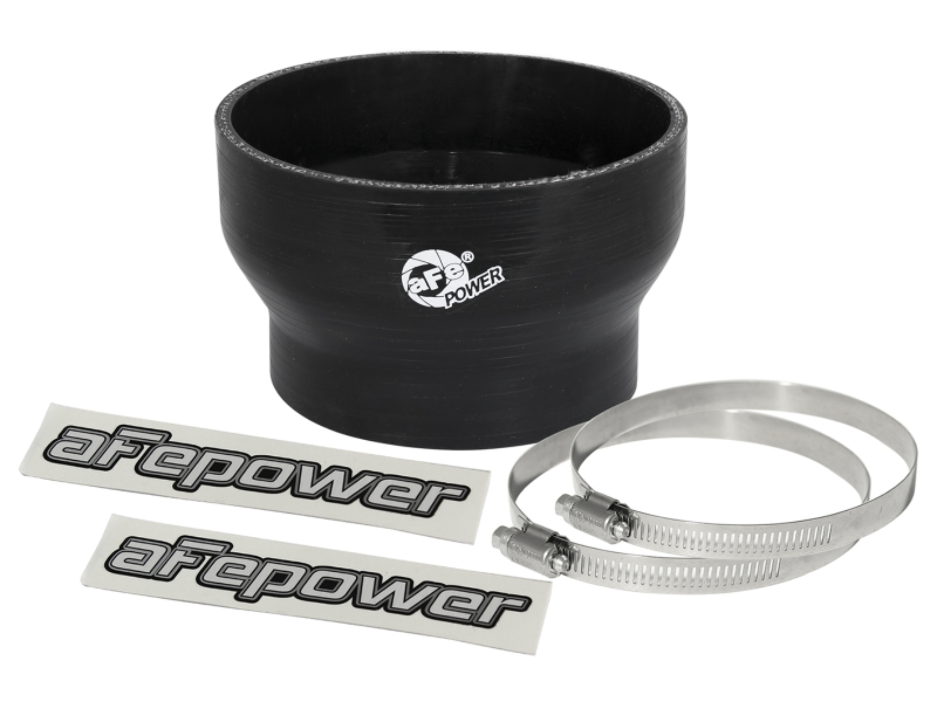Picture of aFe Magnum FORCE Intake Coupling Kit (4-1/3 IN ID to 3-1/2 IN ID x 2-3/4 IN L) Straight Black