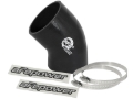 Picture of aFe Magnum FORCE Intake Coupling Kit (3 IN ID to 3-1/4 IN ID x 45 Deg.) Elbow Coupler - Black
