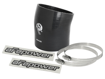 Picture of aFe Magnum FORCE Intake Coupling Kit (4-1/4 IN ID to 3-7/8 IN ID x 17 Deg.) Elbow Coupler - Black