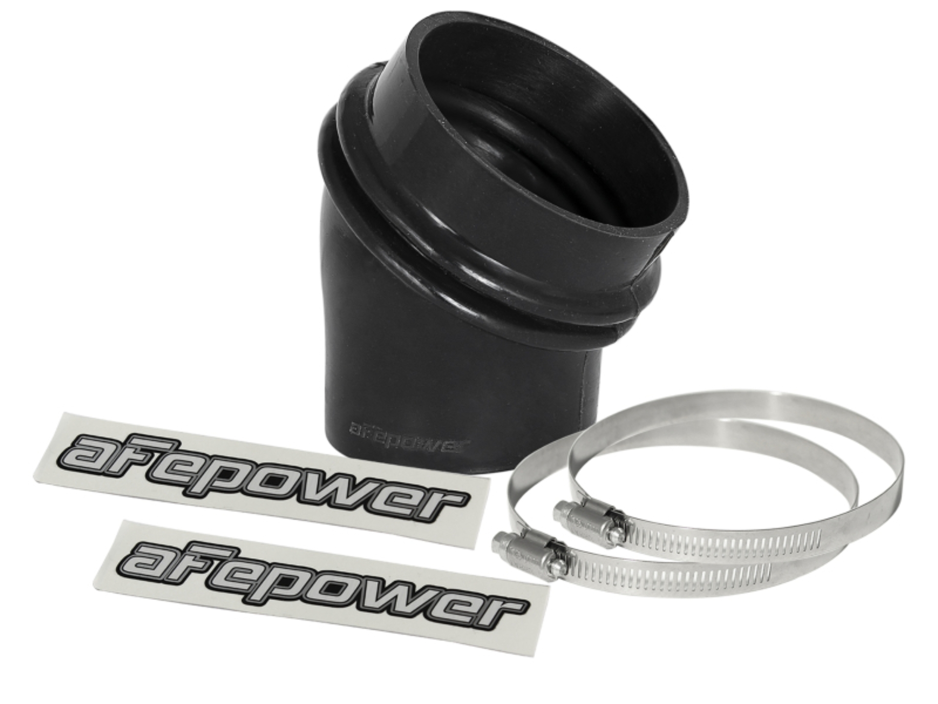 Picture of aFe Magnum FORCE Intake Coupling Kit (3 IN ID to 2-1/2 IN ID x 35 Deg.) Elbow Coupler - Black