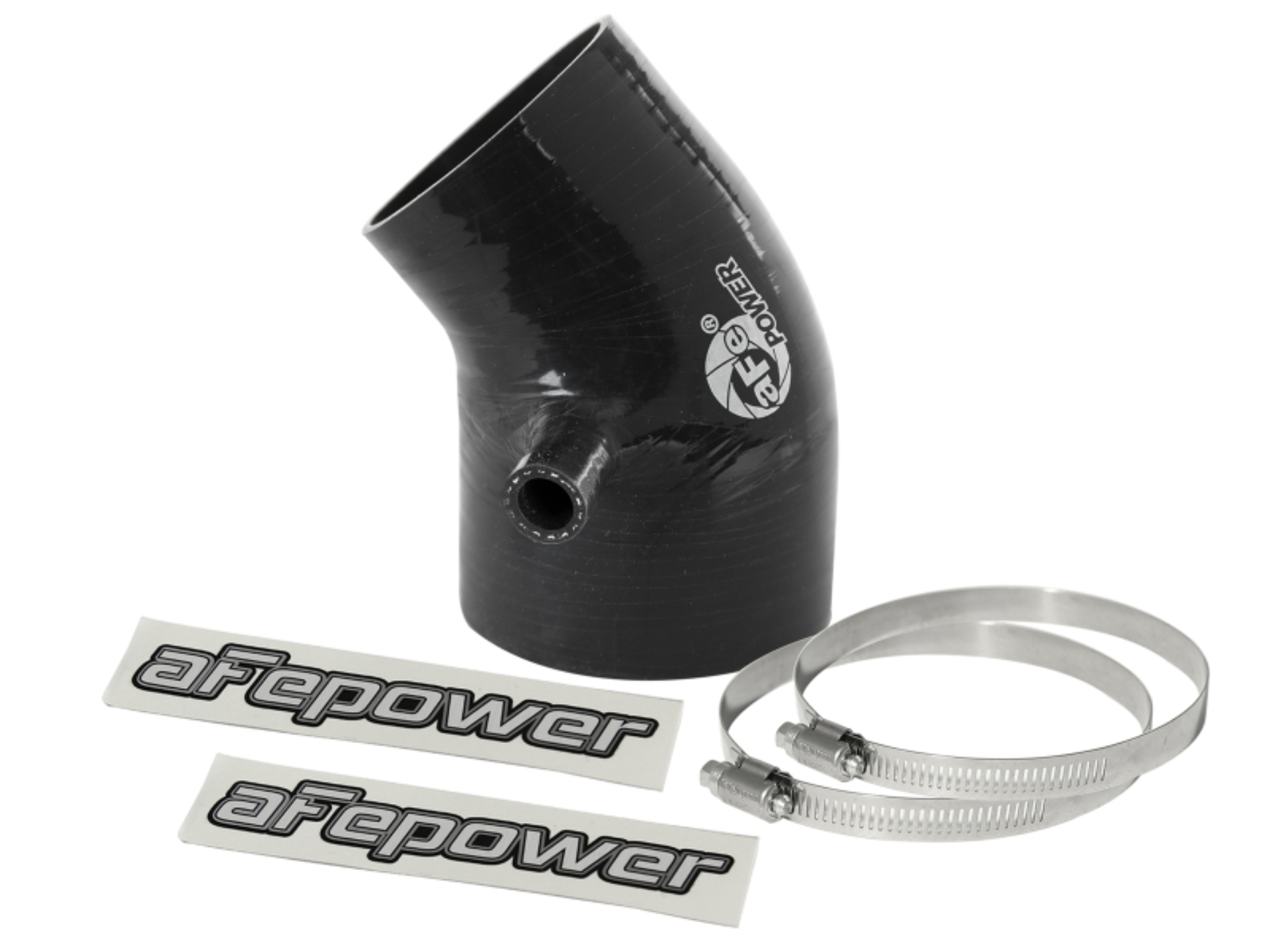 Picture of aFe Magnum FORCE Intake Coupling Kit (3-1/4 IN ID to 2-13/16 IN ID x 40 Deg.) Elbow Black