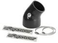 Picture of aFe Magnum FORCE Intake Coupling Kit (3 IN ID to 2-1/4 IN ID x 35 Deg.) Elbow Coupler - Black