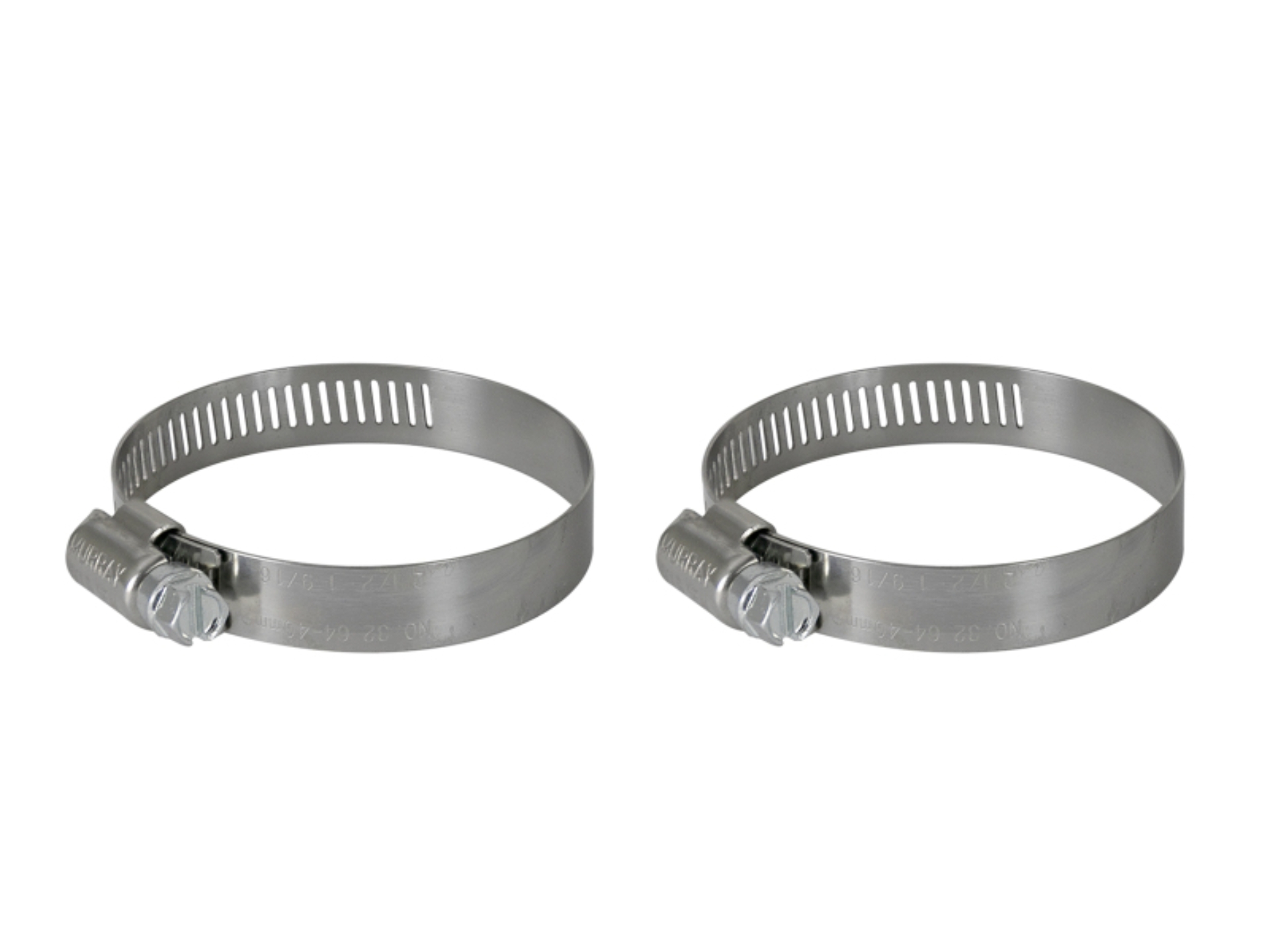Picture of aFe Magnum FORCE Replacement Clamp Kit SAE 032 (1-9/16 IN ID to 2-1/2 IN ID Range) Pair