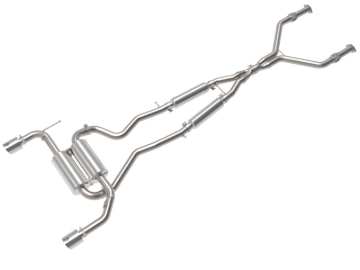 Picture of aFe Takeda Cat-Back Exhaust System Infiniti Q50 14-15 V6-3.7L- Polished Tip