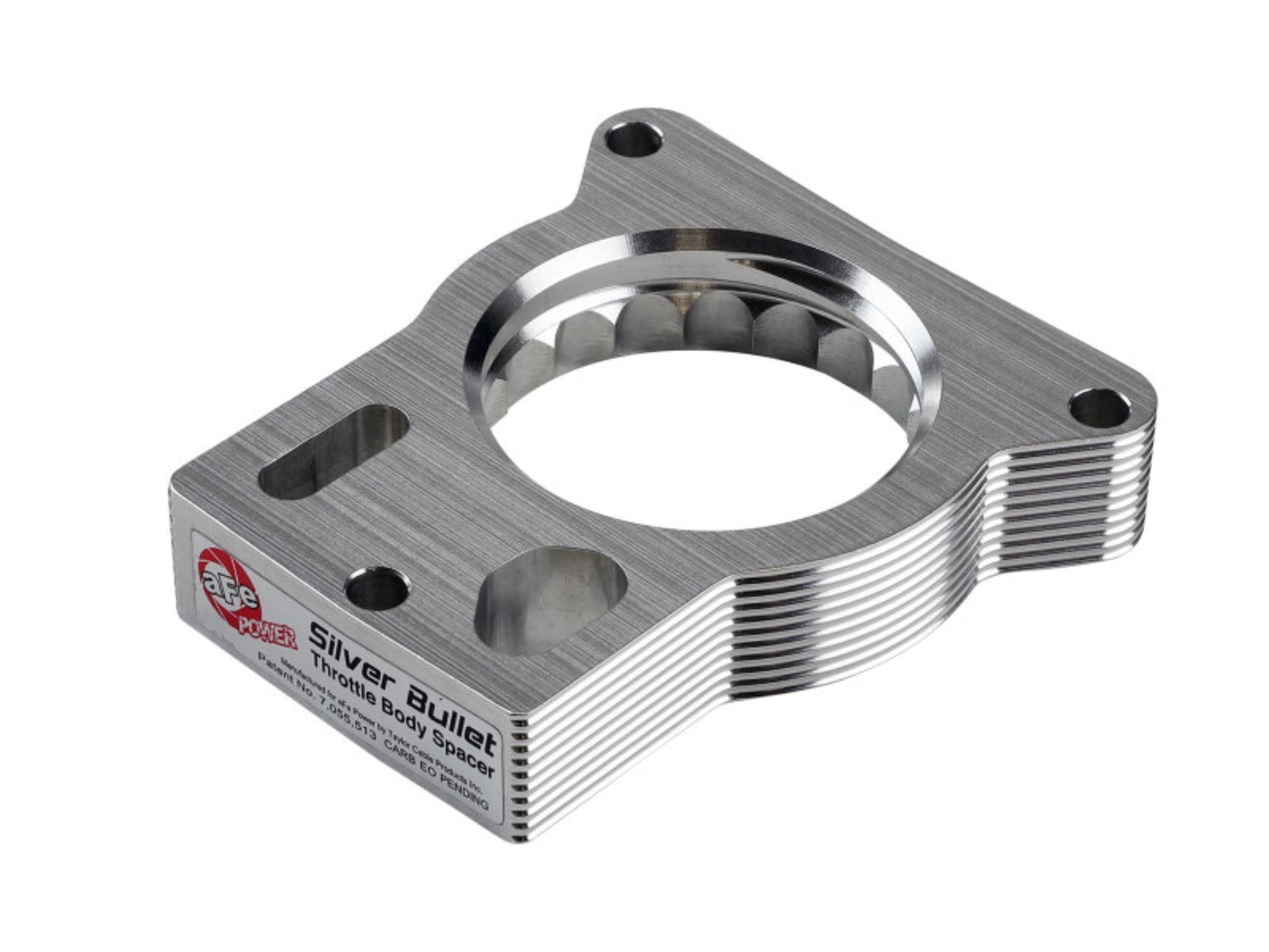 Picture of aFe Silver Bullet Throttle Body Spacer GM Trucks 2500/3500 96-00 V8-7.4L/01-07 V8-8.1L