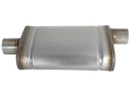 Picture of aFe MACH Force-Xp Muffler 2-1/2 IN ID Offset/Center x 9 IN W x 4 IN H x 14 IN L - Oval Body