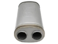 Picture of aFe MACH Force-Xp Muffler 2-1/2 IN ID Offset/Dual x 18 IN L x 8 IN W x 5 IN H - Oval Body