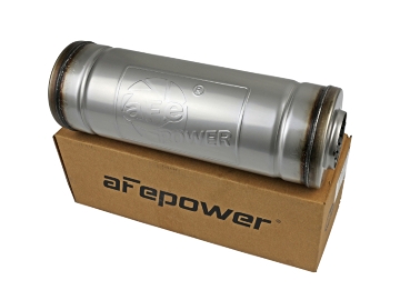 Picture of aFe MACH Force-Xp Muffler 2-1/2 IN ID Center/Center x 9 IN Dia. x 14 IN L - Round Body