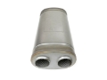 Picture of aFe MACH Force-Xp Muffler 2-1/2 IN Dual Inlet/Dual Outlet 5 IN H x 8 IN W x 18 IN L - Oval Body