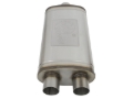 Picture of aFe MACH Force-Xp Muffler 3 IN ID Center/Dual-Outlet x 11 IN W x 6 IN H x 22 IN L - Oval Body