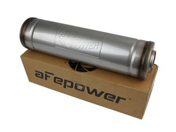 Picture of aFe MACH Force-Xp Muffler 2-1/2 IN ID Center/Center x 5 IN Dia. x 18 IN L - Round Body
