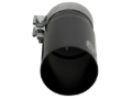 Picture of aFe MACH Force-Xp Universal Exhaust Tip 3-1/2 IN Inlet x 4 IN Outlet x 7 IN L Black Right Side Exit