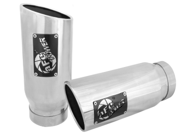 Picture of aFe MACH Force-Xp Universal Exhaust Tip 4 IN Inlet x 5 IN Outlet x 12 IN L