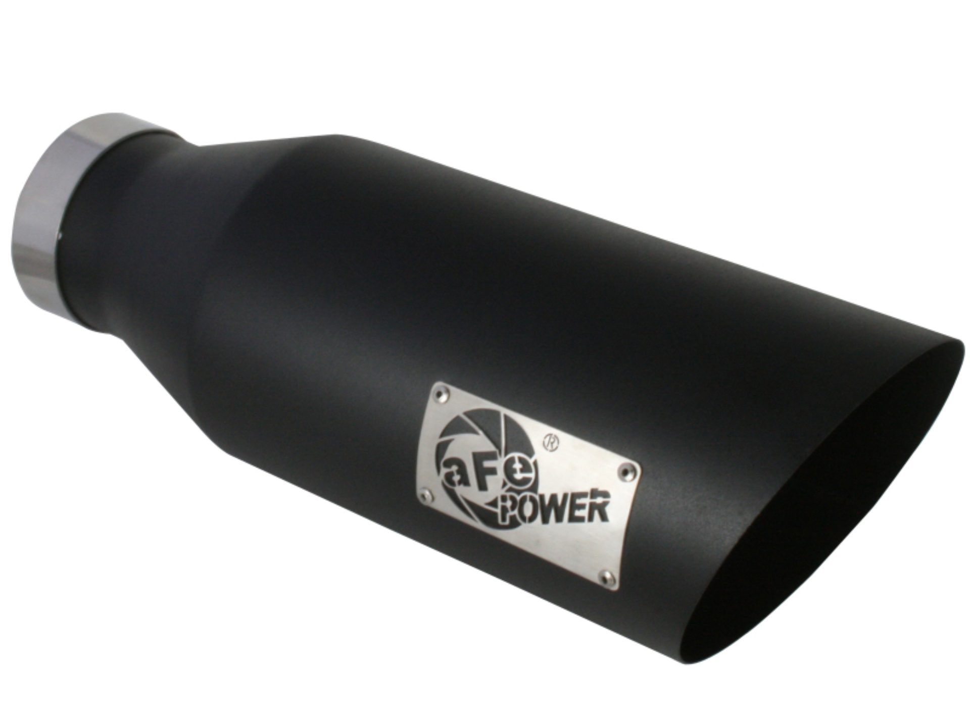 Picture of aFe MACH Force-Xp Universal Exhaust Tip 4 IN Inlet x 7 IN Outlet x 18 IN L