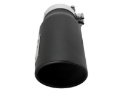 Picture of aFe MACH Force-Xp Universal Exhaust Tip 4 IN Inlet x 5 IN Outlet x 12 IN L- Black Tip