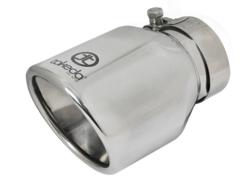 Picture of aFe Takeda Universal Exhaust Tip 2-1/2 IN Inlet x 4 IN Outlet x 6 IN L- Polished